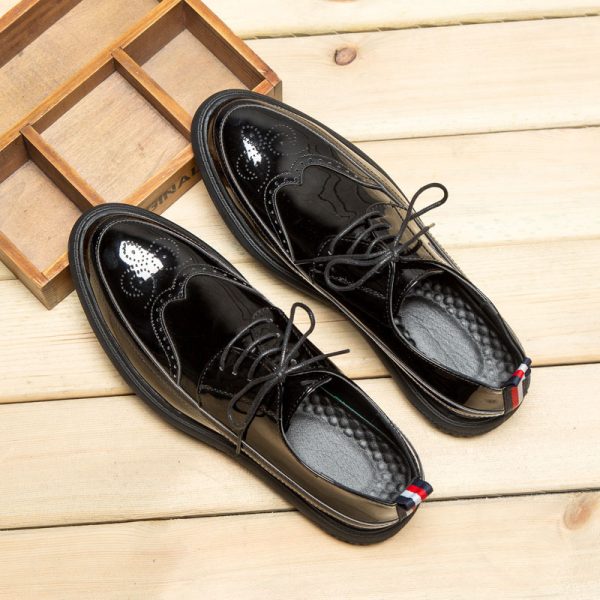 Men's Summer Brogue Casual Leather Shoes