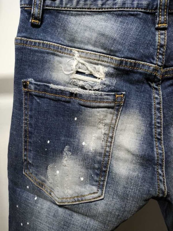 Small Feet Ripped Low Waist Zipper Tight Nightclub Trend Beggar Personality Men's Jeans Short