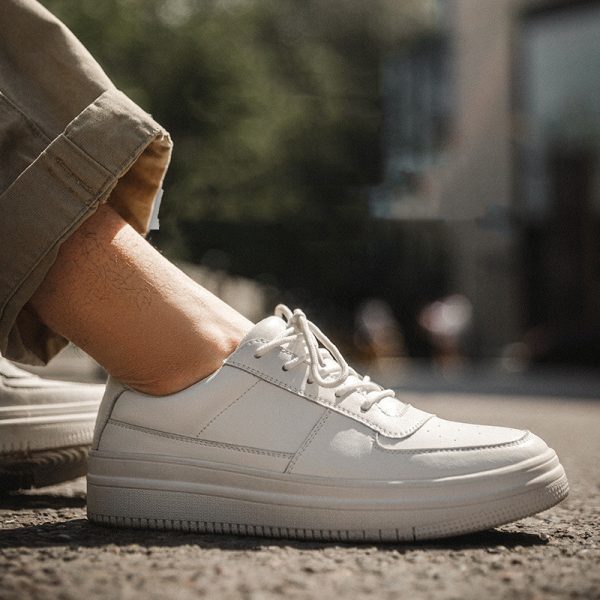 Men's Fashion Individual Breathable White Shoes