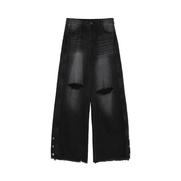 Loose Straight Casual Wide Leg Trousers