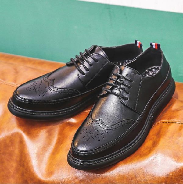 Men's Summer Brogue Casual Leather Shoes